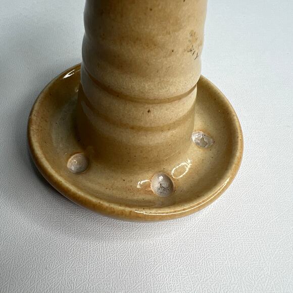 Vintage 70s Signed John Nishio Studio Art Pottery Teddy Bear Toothbrush Holder - Picture 8 of 10